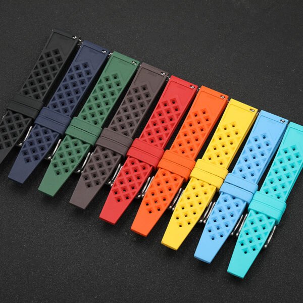 Premium-Grade Tropical FKM Rubber Watch Strap - Image 4