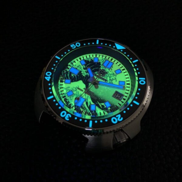 Steeldive SD1970 Great Wave Turtle Diver Watch - Image 5