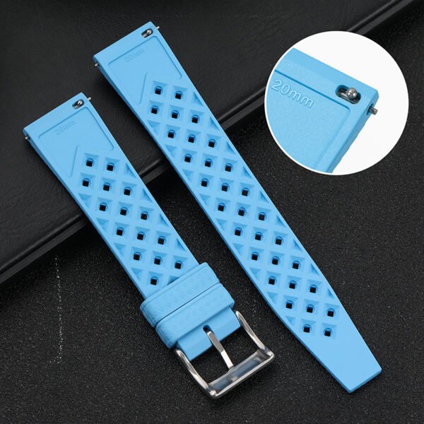Premium-Grade Tropical FKM Rubber Watch Strap - Image 19