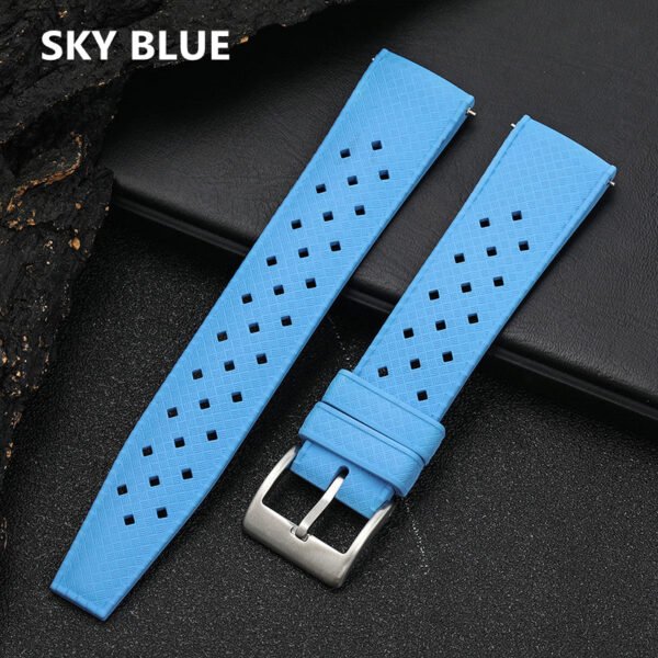 Premium-Grade Tropical FKM Rubber Watch Strap - Image 5
