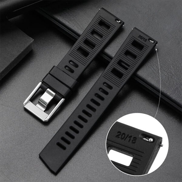 Premium Grade Rubber Dive Watchband - Image 4