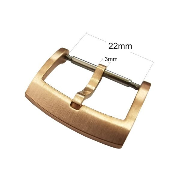 Brushed  Solid Bronze Cusn8 watch band buckles - Image 2
