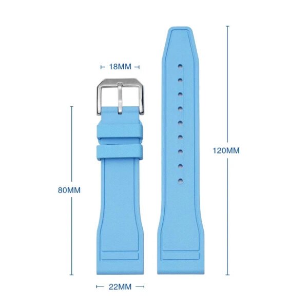 Premium-Grade FKM Rubber Watchband - Image 12