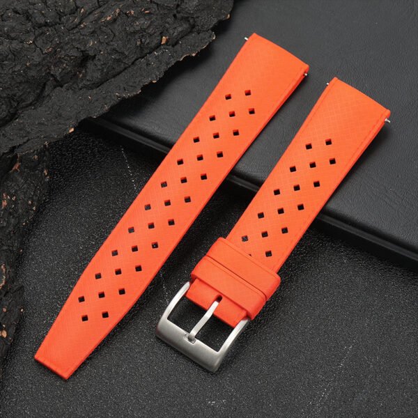 Premium-Grade Tropical FKM Rubber Watch Strap - Image 10