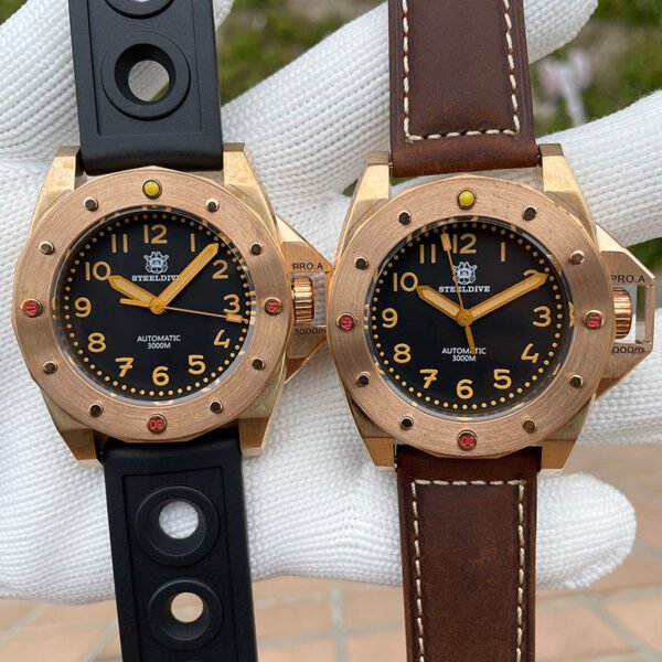 Steeldive SD1945S Bronze 3000m Deep Dive Watch - Image 8