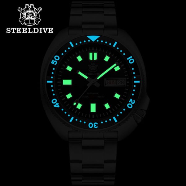 Steeldive SD1970W NH36 Automatic 6309 Turtle Dive Watch - Image 17