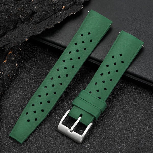 Premium-Grade Tropical FKM Rubber Watch Strap - Image 12