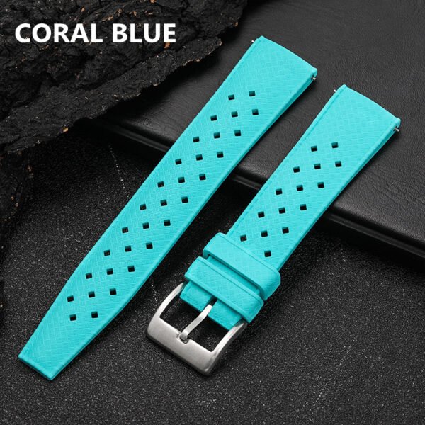 Premium-Grade Tropical FKM Rubber Watch Strap - Image 6
