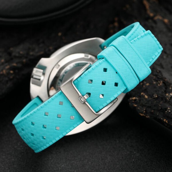 Premium-Grade Tropical FKM Rubber Watch Strap - Image 15