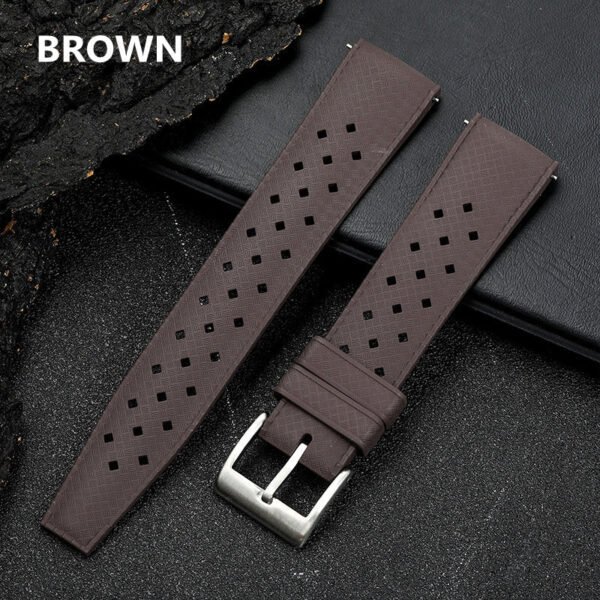 Premium-Grade Tropical FKM Rubber Watch Strap - Image 7