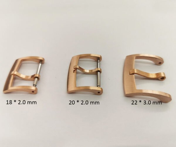 Brushed  Solid Bronze Cusn8 watch band buckles - Image 3