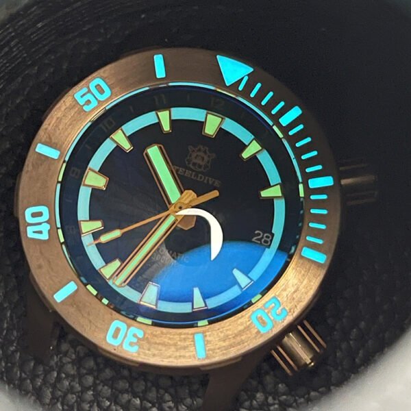 Steeldive SD1950S Solid Bronze Deep Sea Men Watch - Image 4