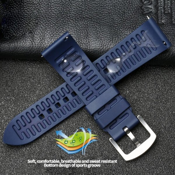 Genuine Fluorine Rubber Quick Release Watch Strap - Image 11