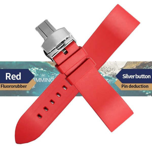 Genuine Fluorine Rubber Quick Release Watch Strap - Image 12