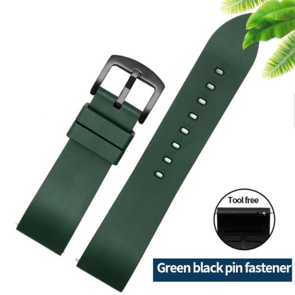 Genuine Fluorine Rubber Quick Release Watch Strap - Image 4