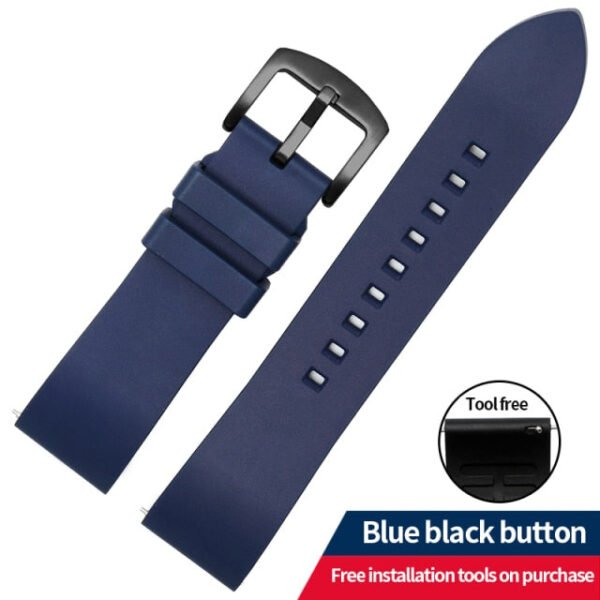 Genuine Fluorine Rubber Quick Release Watch Strap - Image 6