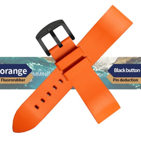 Genuine Fluorine Rubber Quick Release Watch Strap - Image 15