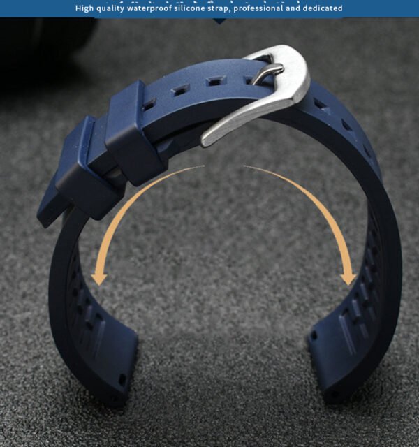 Genuine Fluorine Rubber Quick Release Watch Strap - Image 3