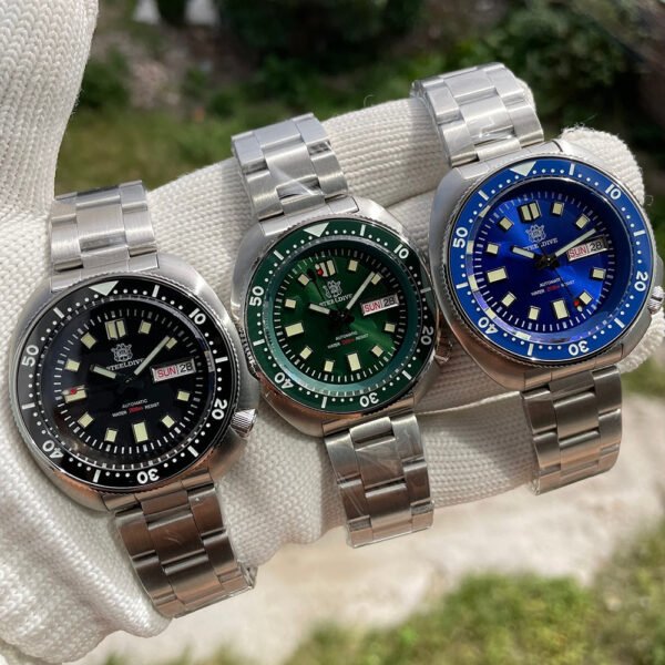 Steeldive SD1970W NH36 Automatic 6309 Turtle Dive Watch - Image 4