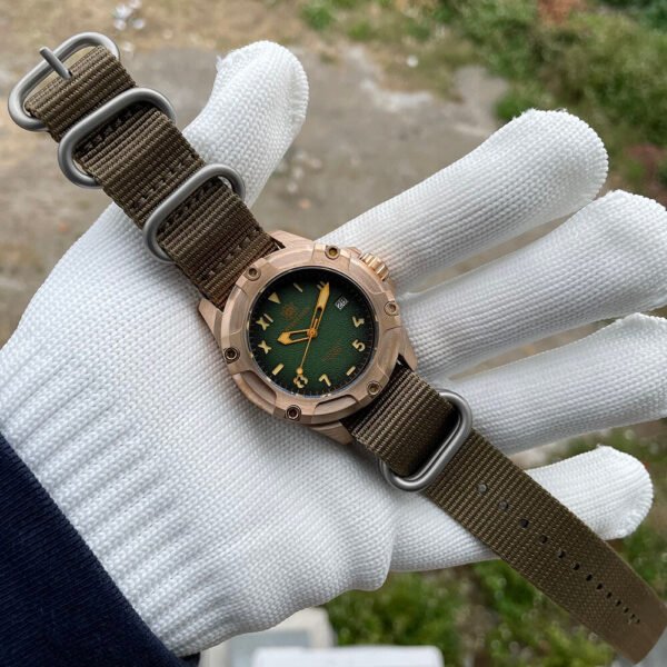 Steeldive SD1943S Solid Bronze Screws Design Watch - Image 6