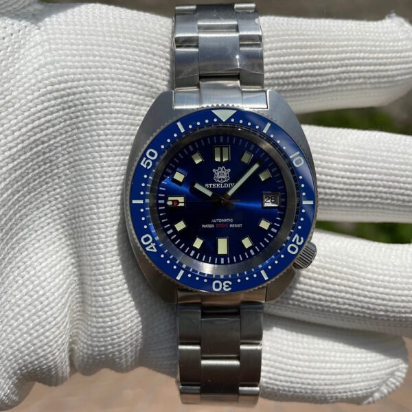 STEELDIVE SD1977 6105/8000 Slim Turtle Diver Watch - Image 5
