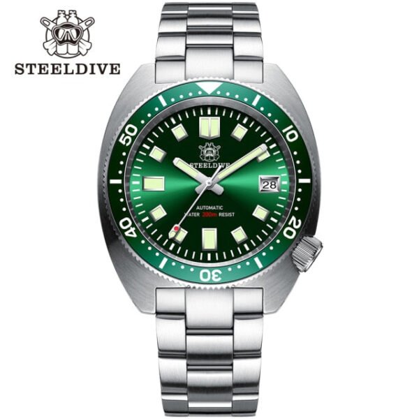 STEELDIVE SD1977 6105/8000 Slim Turtle Diver Watch - Image 17