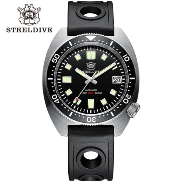 STEELDIVE SD1977 6105/8000 Slim Turtle Diver Watch - Image 13