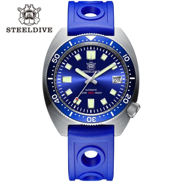STEELDIVE SD1977 6105/8000 Slim Turtle Diver Watch - Image 14