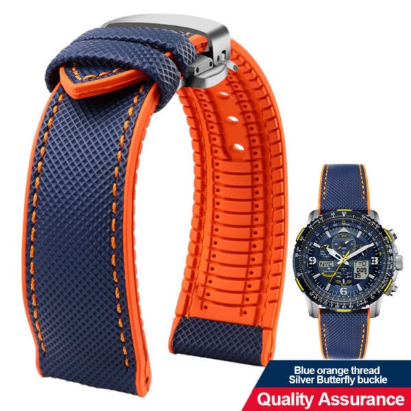 Breathable Rubber Canvas Watch Strap - Image 31