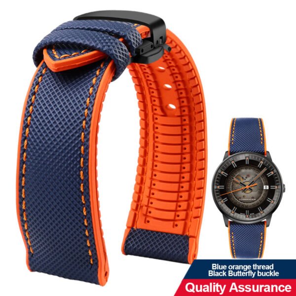 Breathable Rubber Canvas Watch Strap - Image 32