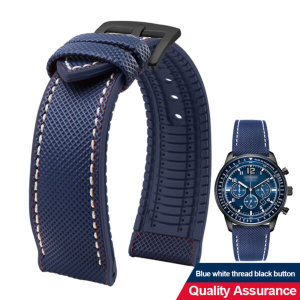 Breathable Rubber Canvas Watch Strap - Image 23