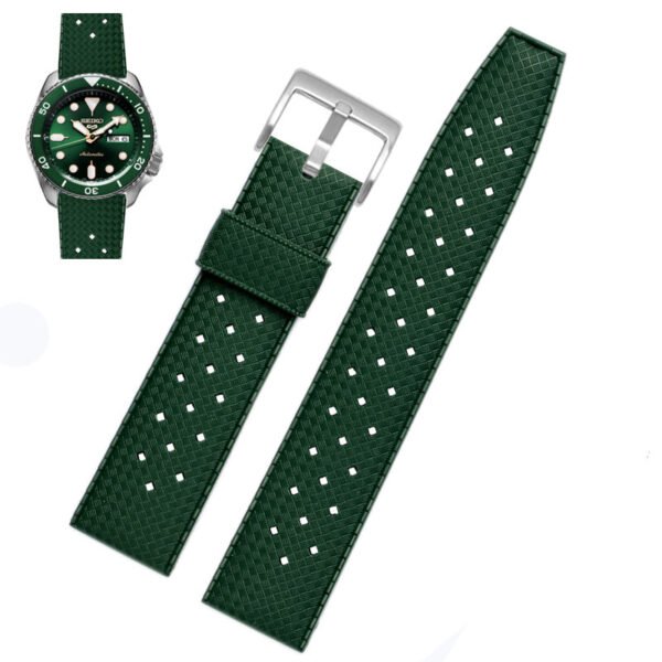 ★Special Offer★ Vintage Tropical Rubber Watch Band Dive Strap - Image 12
