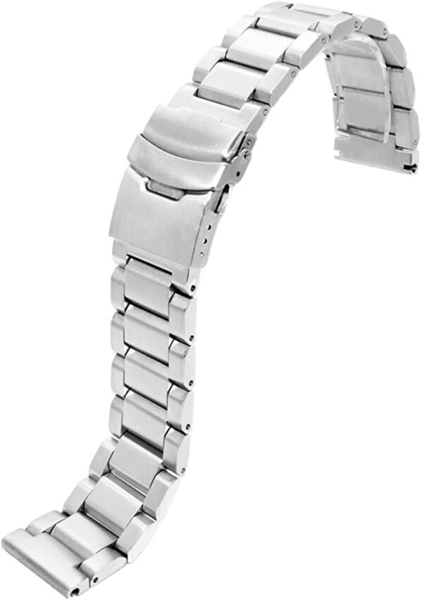 Solid Stainless Steel Watch Straps - Straight End - Image 5