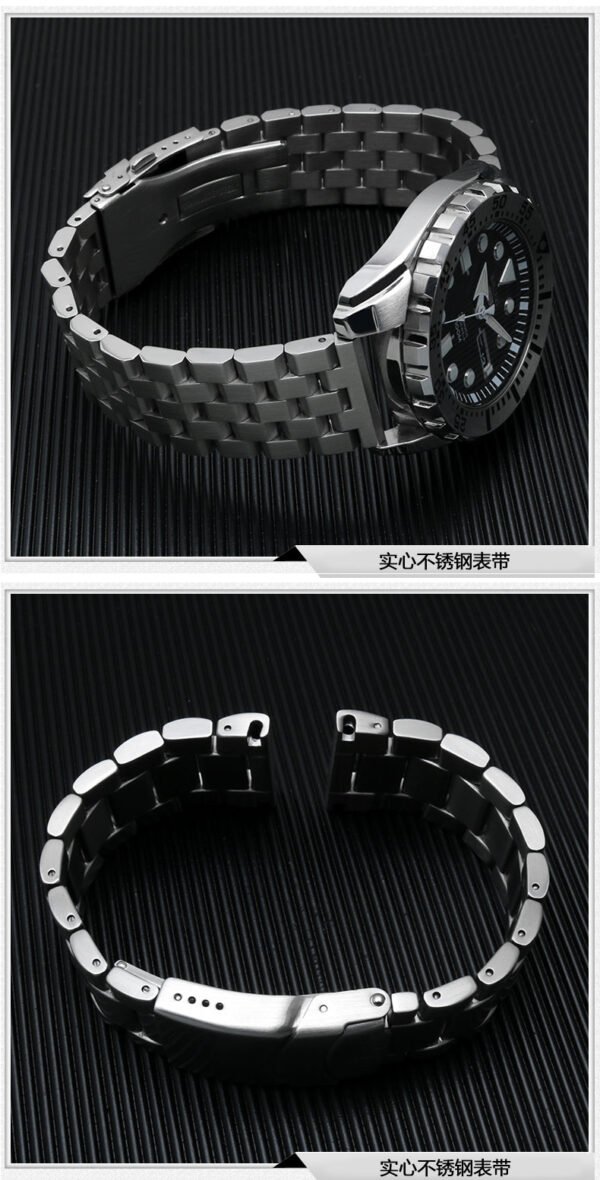 Solid Stainless Steel Watch Straps - Straight End - Image 17