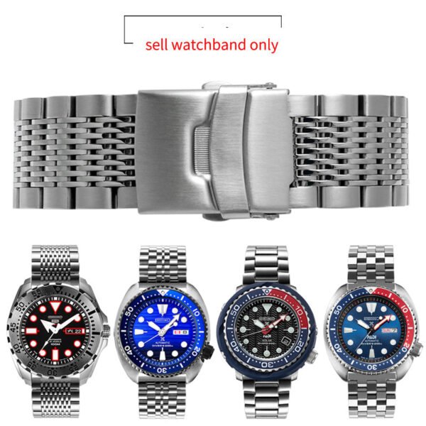 Solid Stainless Steel Watch Straps - Straight End - Image 10