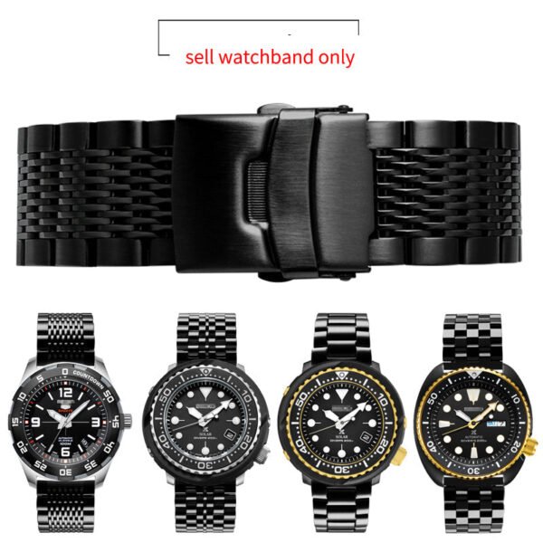 Solid Stainless Steel Watch Straps - Straight End - Image 11