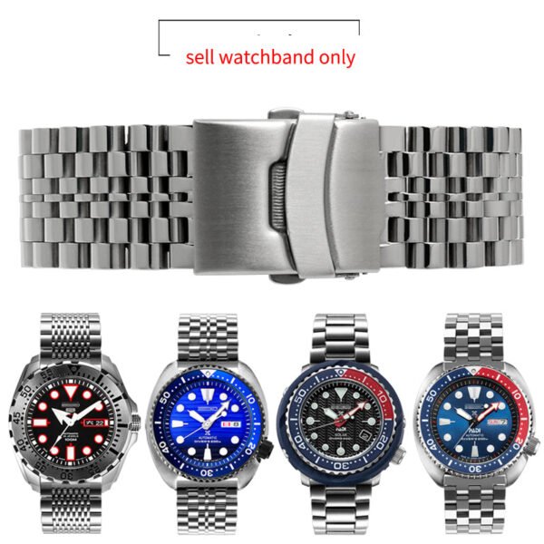 Solid Stainless Steel Watch Straps - Straight End - Image 12