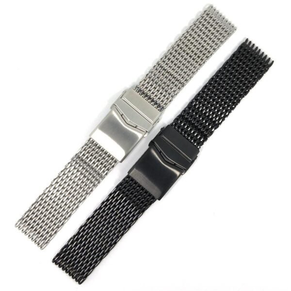 Stainless Steel Mesh Watch Bracelet - Image 4