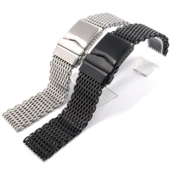 Stainless Steel Mesh Watch Bracelet - Image 6