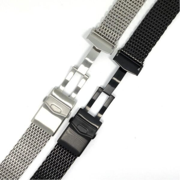 Stainless Steel Mesh Watch Bracelet - Image 7