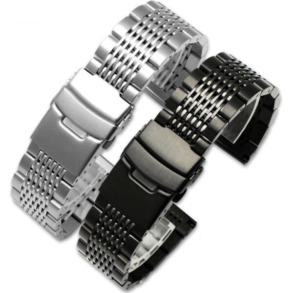 Solid Stainless Steel Watch Straps - Straight End - Image 18