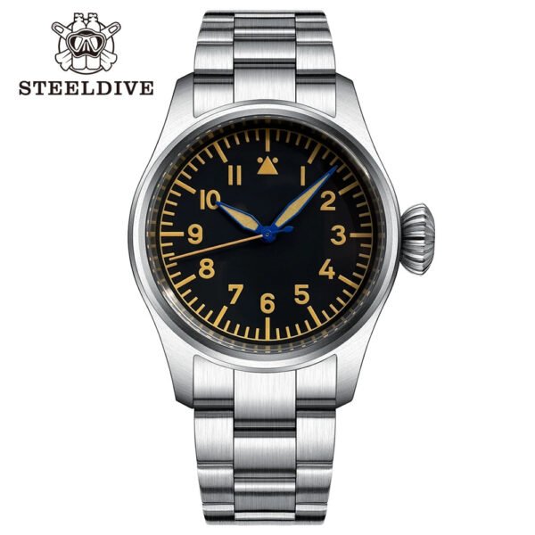 Steeldive SD1928A Retro Army Pilot Watch - Image 2