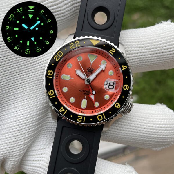 ★Welcome Deal★Steeldive SD1994 SKX007 NH34 GMT Automatic Watch - Image 6