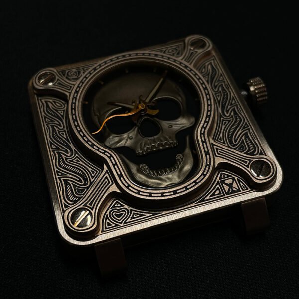 Steelflier SF761S Burning Skull Bronze Watch - Image 12