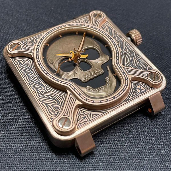 Steelflier SF761S Burning Skull Bronze Watch - Image 13