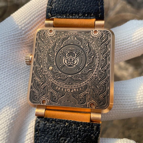 Steelflier SF761S Burning Skull Bronze Watch - Image 14