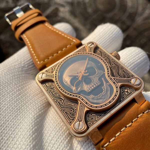 Steelflier SF761S Burning Skull Bronze Watch - Image 3