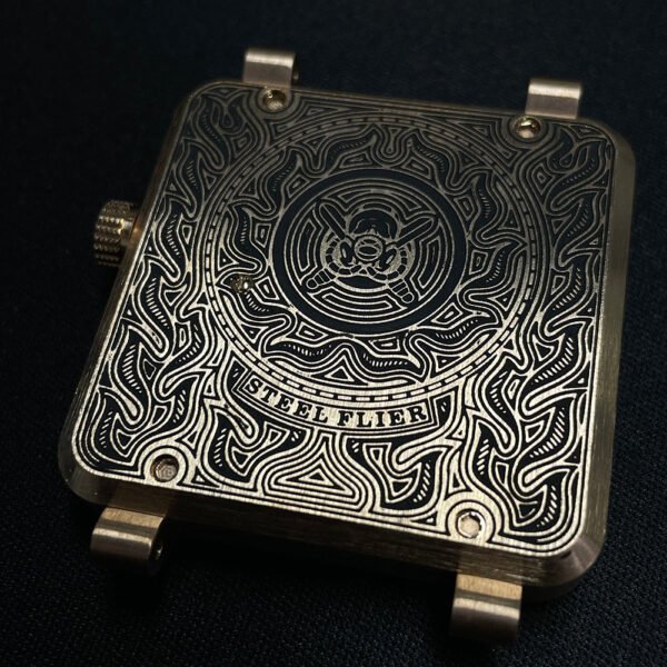 Steelflier SF761S Burning Skull Bronze Watch - Image 9
