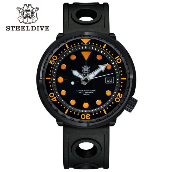 STEELDIVE SD1975XT Colorful Tuna Mechanical Watch - Image 6