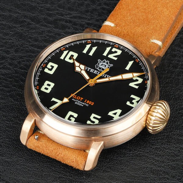 Steeldive SD1903S Bronze Pilot Men Watch - Image 3